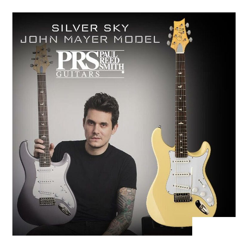 PRS 簽名款 PRS SE John Mayer Silver Sky Moon White 電吉他 — 三峽電吉他