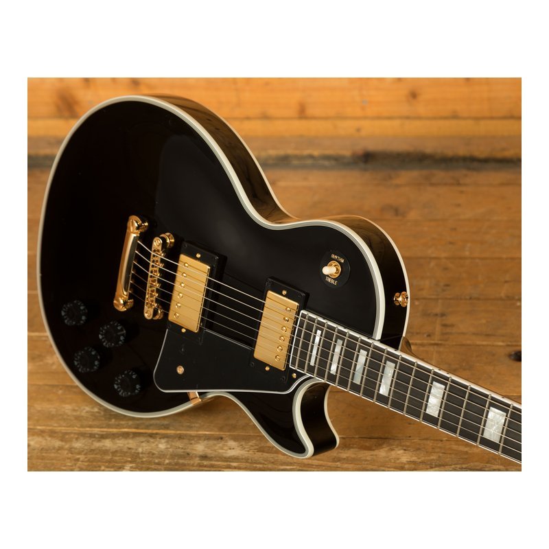 Gibson Epiphone Inspired by Gibson Les Paul Custom Ebony 電吉他 — 三峽電吉他