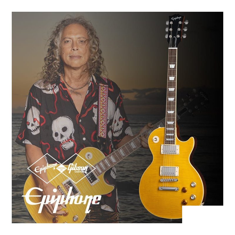 Gibson 簽名款 Epiphone Inspired by Gibson Kirk Hammett "Greeny" 1959 Les Paul Standard 電吉他 — 三峽木吉他 / 民謠吉他