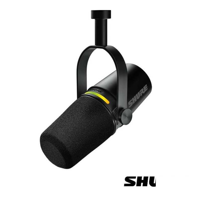 Shure SHURE MV7+ XLR/USB 二合一 動圈式 麥克風 黑/白 — 三峽麥克風