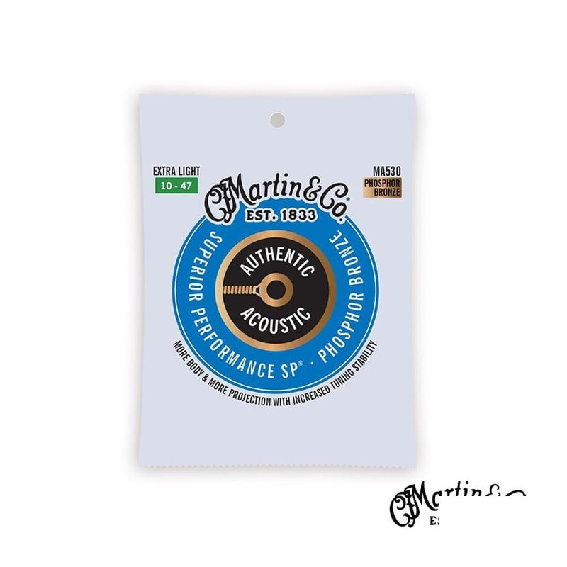 Martin Martin MA530 Phosphor 1047 買二送 拔釘神器 木吉他弦 民謠吉他弦 — 三峽木吉他 / 民謠吉他
