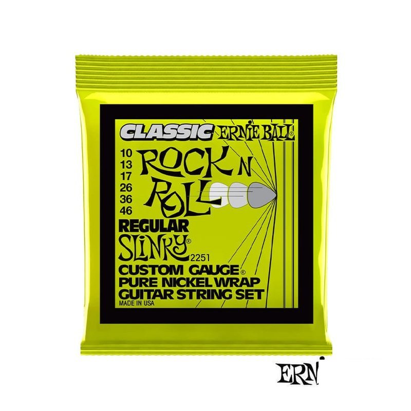 Ernie Ball Ernie Ball 2251 10-46 純鎳 電吉他弦 — 三峽電吉他