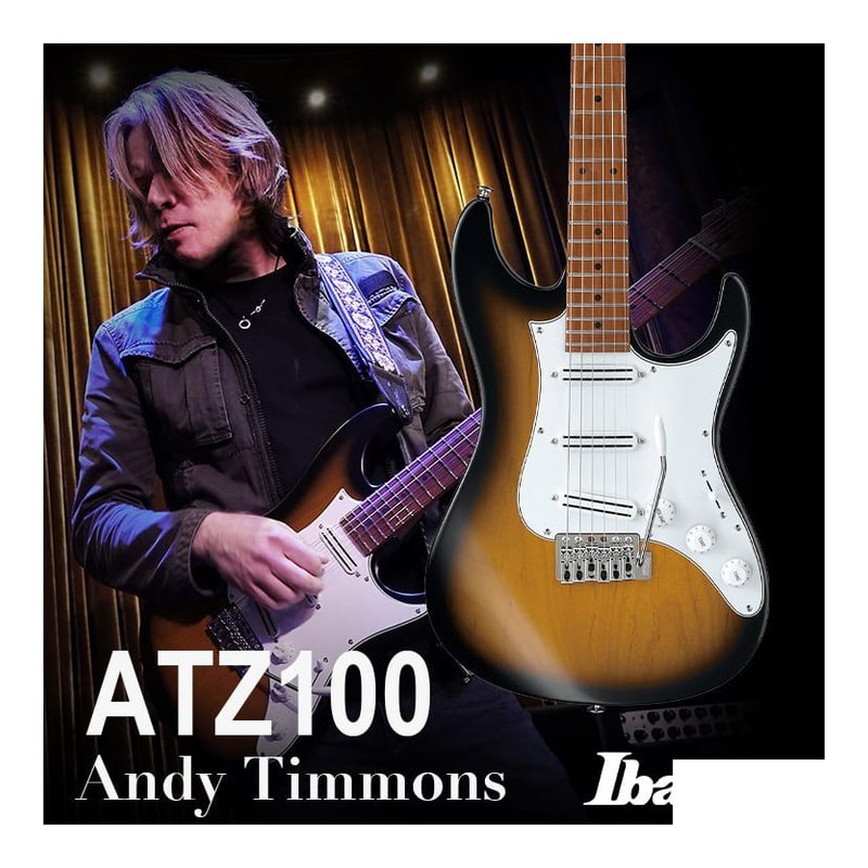 Ibanez Andy Timmons 簽名款 Ibanez ATZ100 SBT 日廠 電吉他 AZ ARTISTS — 三峽電吉他