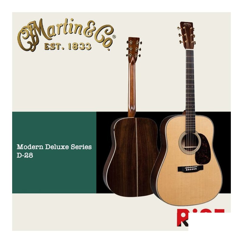 Martin Martin D-28 Modern Deluxe 雲杉 全單板 木吉他 含原廠硬盒 — 三峽木吉他 / 民謠吉他