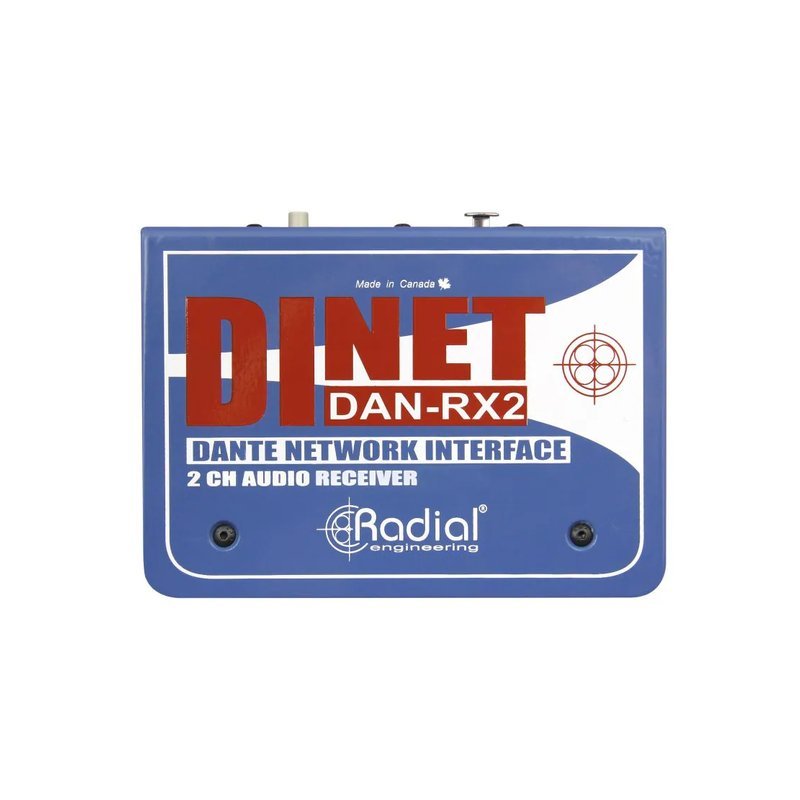 Radial Radial / DiNET DAN-RX2 Dante™ 雙通道網路音頻接收器 — 三峽配件 / 週邊