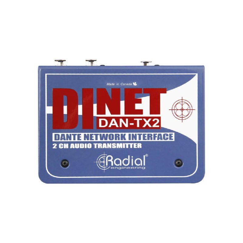 Radial Radial / DiNET DAN-TX2 Dante™ 雙通道網路音頻發射器 — 三峽配件 / 週邊