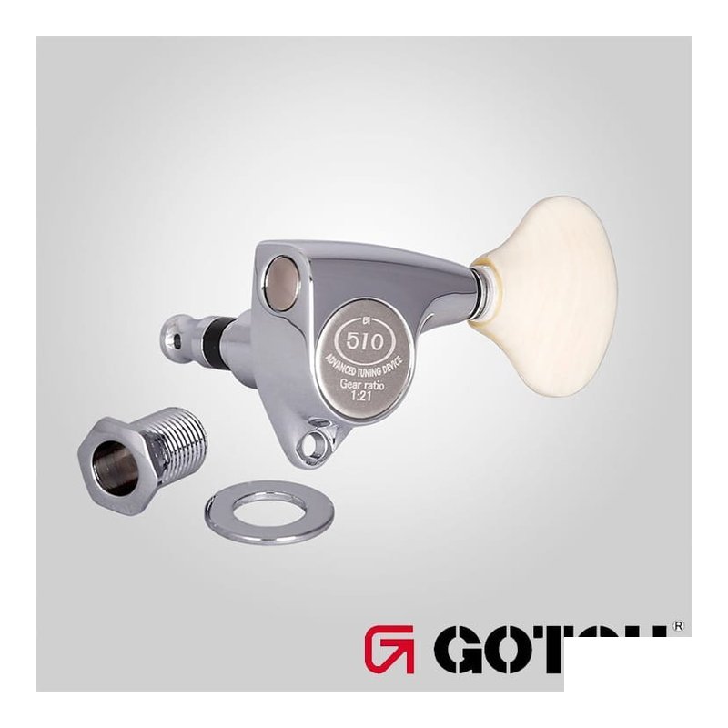 Gotoh SGV510Z 1:21 90度 吉他 調音弦鈕 — 三峽吉他 / Bass