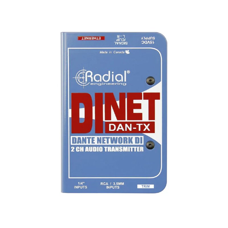 Radial Radial / DiNET DAN-TX Dante™ 網路音頻傳輸器 — 三峽配件 / 週邊｜YA! 玩音樂