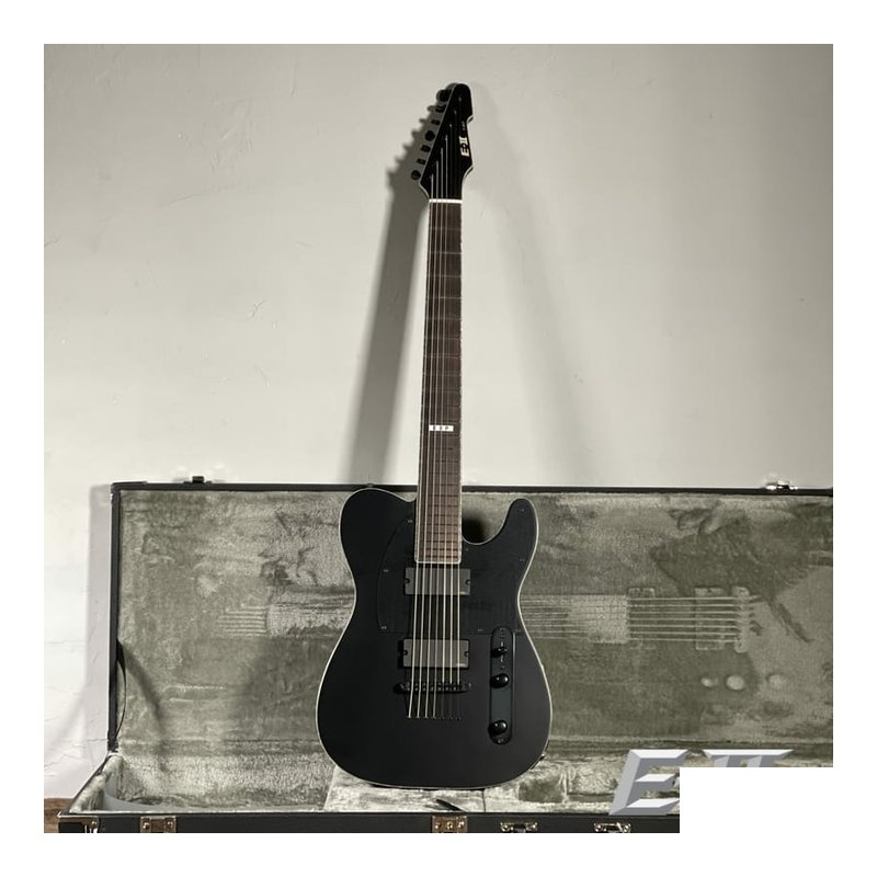 ESP ESP E-II T-B7 Satin Black 七弦 主動式 雙雙 電吉他 — 三峽木吉他 / 民謠吉他