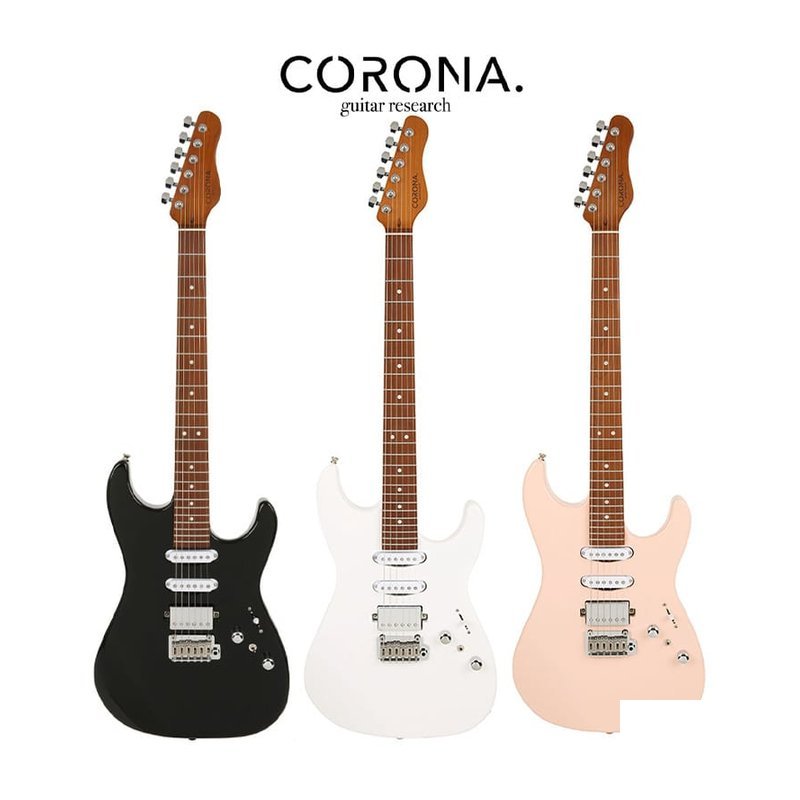 Corona Corona Modern Plus ST24 單單雙 烤楓木 電吉他 原廠琴袋 — 三峽木吉他 / 民謠吉他