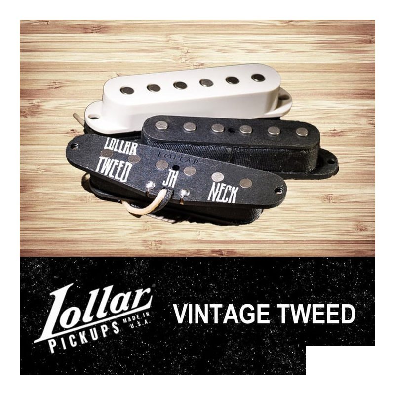 Stagg Lollar Strat Vintage Tweed Staggered 前/中/後段 電吉他 拾音器 — 三峽木吉他 / 民謠吉他