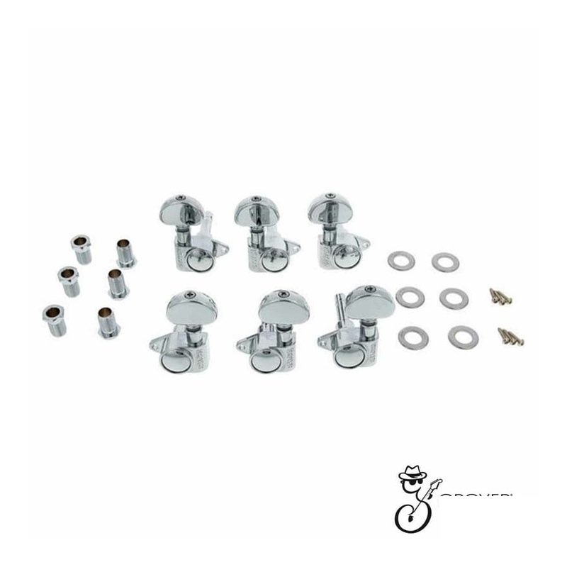 Grover Tuners 90度 銀色 電吉他/木吉他 弦鈕 — 三峽吉他 / Bass