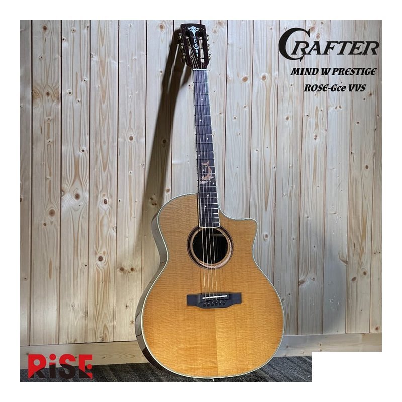 Crafter MIND W PRESTIGE ROSE-Gce VVS 碳化雲杉木 面單板 電木吉他 — 三峽木吉他 / 民謠吉他