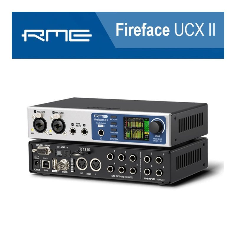 RME RME Fireface UCX II 錄音介面 — 三峽錄音