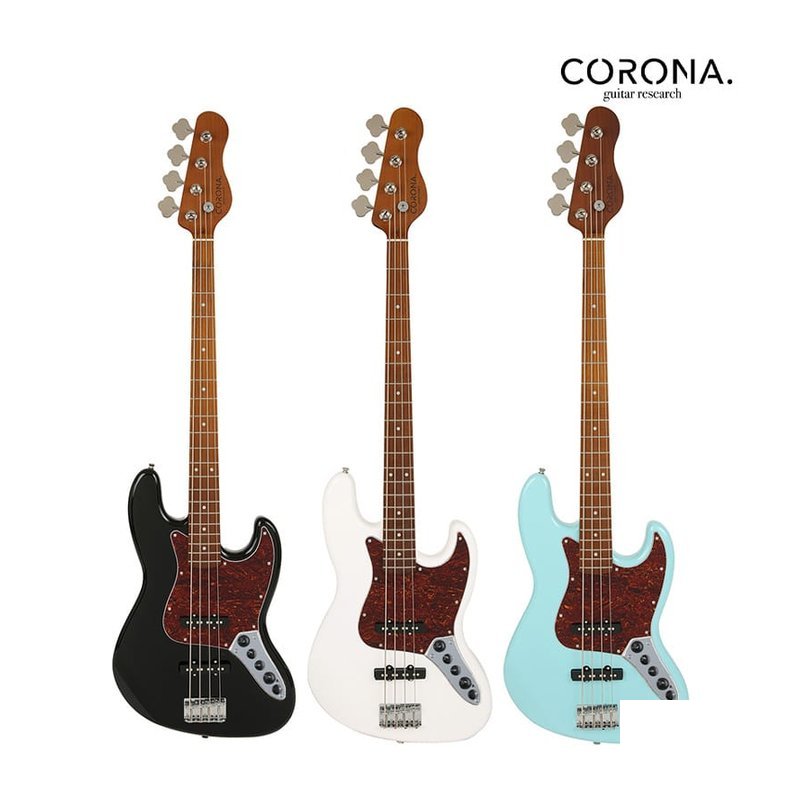 Corona Corona Standard Plus Jazz 主動式 烤楓木 電貝斯 原廠琴袋 — 三峽木吉他 / 民謠吉他