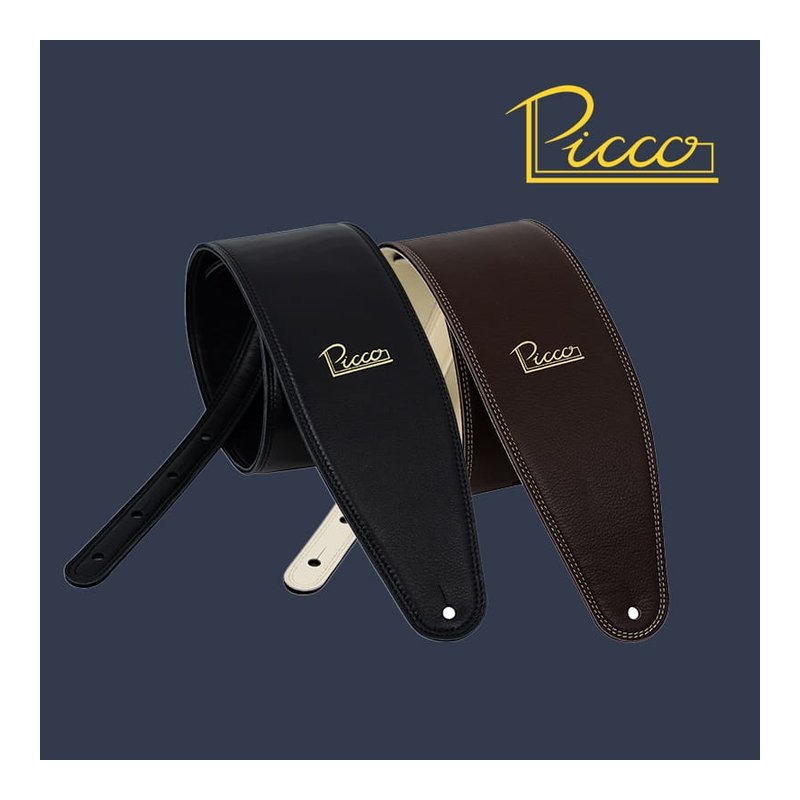 Picco 4″ 寬版 牛皮革 手工背帶 — 三峽配件 / 週邊