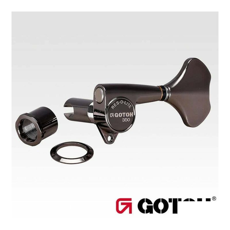 Gotoh GB350 電貝斯 調音 弦鈕 鎳黑色 — 三峽吉他 / Bass