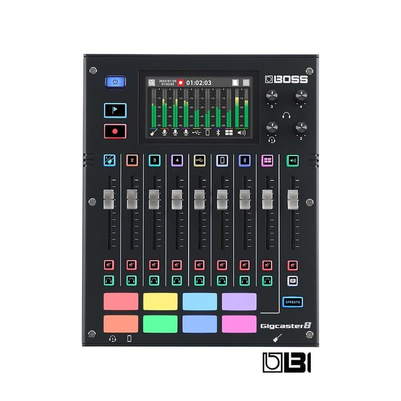 BOSS BOSS Gigcaster 8 GCS-8 吉他 貝斯 八軌 串流 混音器 — 三峽貝斯