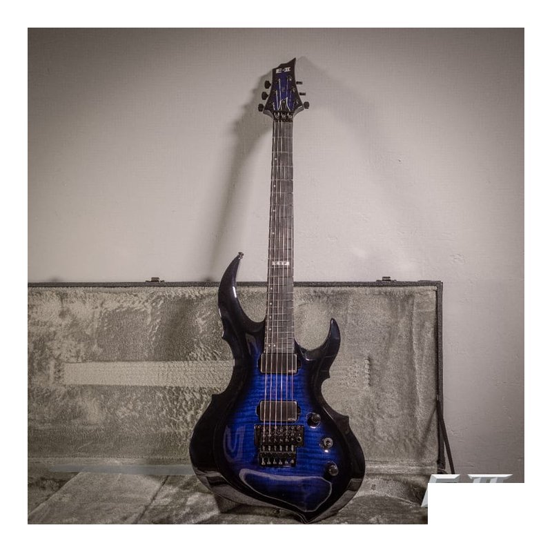 ESP ESP E-II FRX Reindeer Blue 主動式 大搖座 雙雙 電吉他 — 三峽電吉他