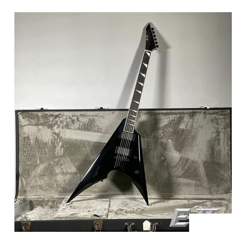 ESP ESP E-II ARROW NT Black 主動式 雙雙 電吉他 — 三峽電吉他