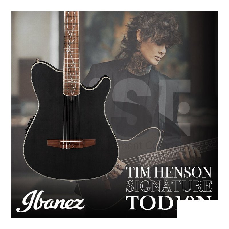Ibanez 簽名款 Ibanez TOD10N Tim Henson 雲杉木 面單板 電古典吉他 — 三峽古典吉他