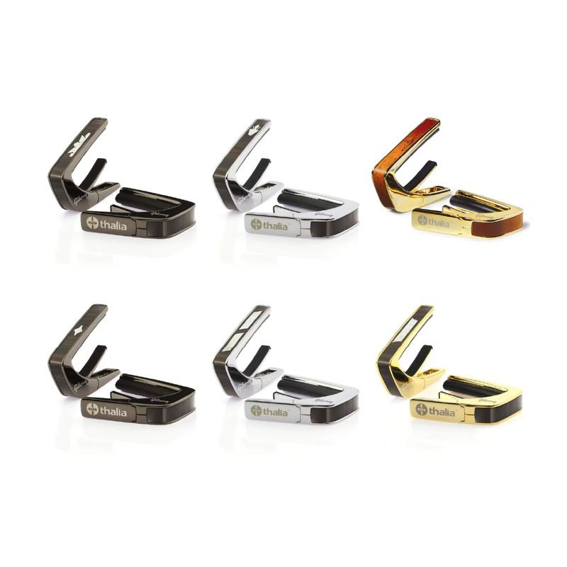 Thalia Thalia / Gibson 聯名款 Capo 移調夾 (黑銀/銀色鍍鉻/24K金) — 三峽效果器
