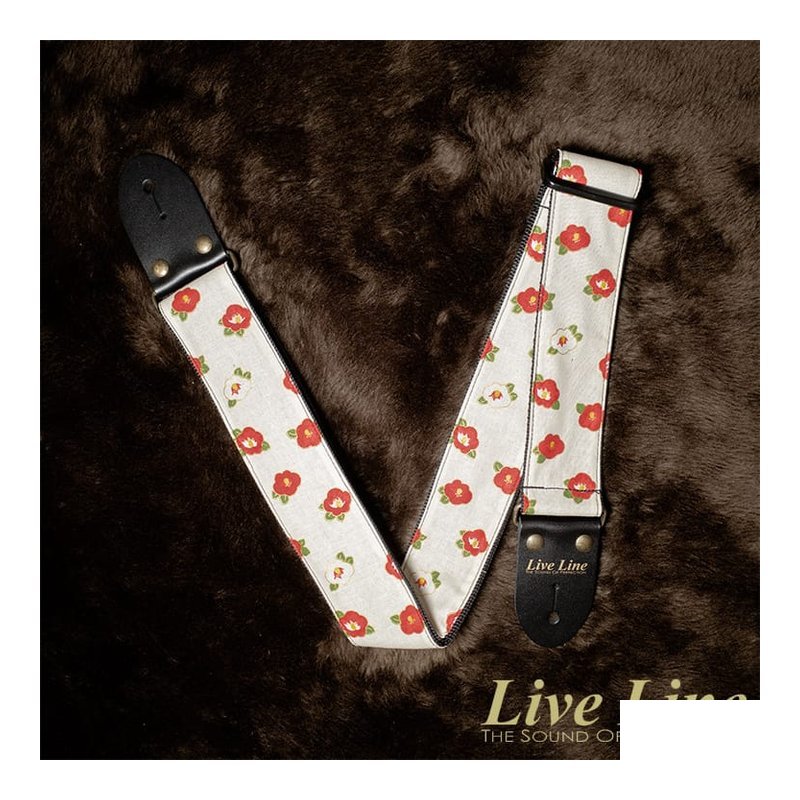 Live Line 花卉 樣式 吉他 背帶 日本製造 LS2000HR — 三峽吉他 / Bass