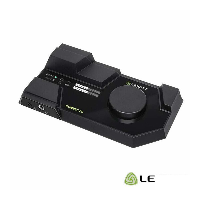 Lewitt Lewitt CONNECT 6 USB-C 錄音介面 零延遲DSP 電腦/手機適用 — 三峽錄音