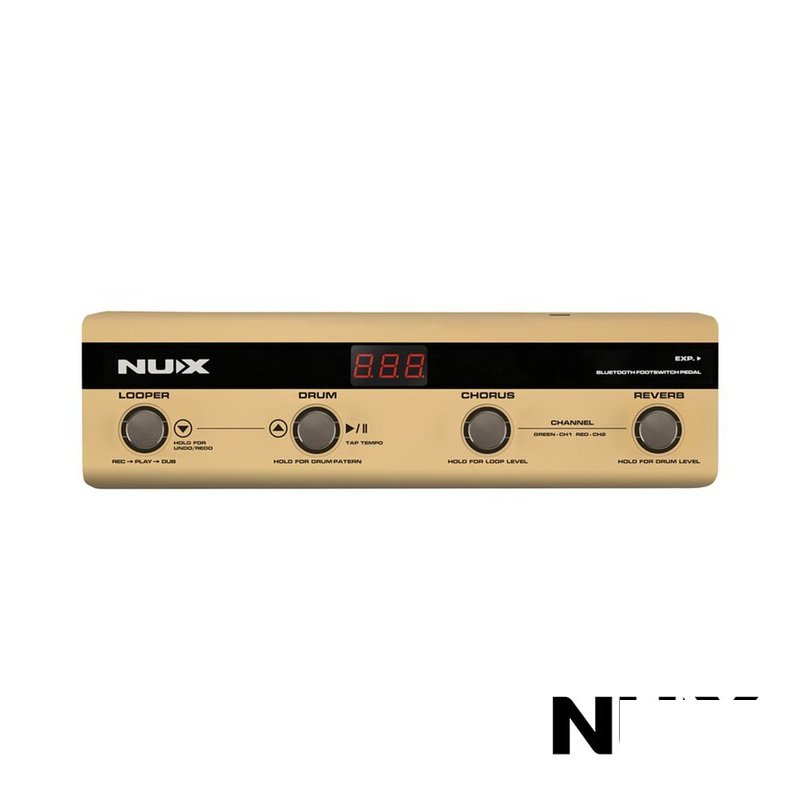 NUX NUX NMP-4 Stageman 專用無線藍牙踏板、可進行Loop、鼓機控制 — 三峽配件 / 週邊