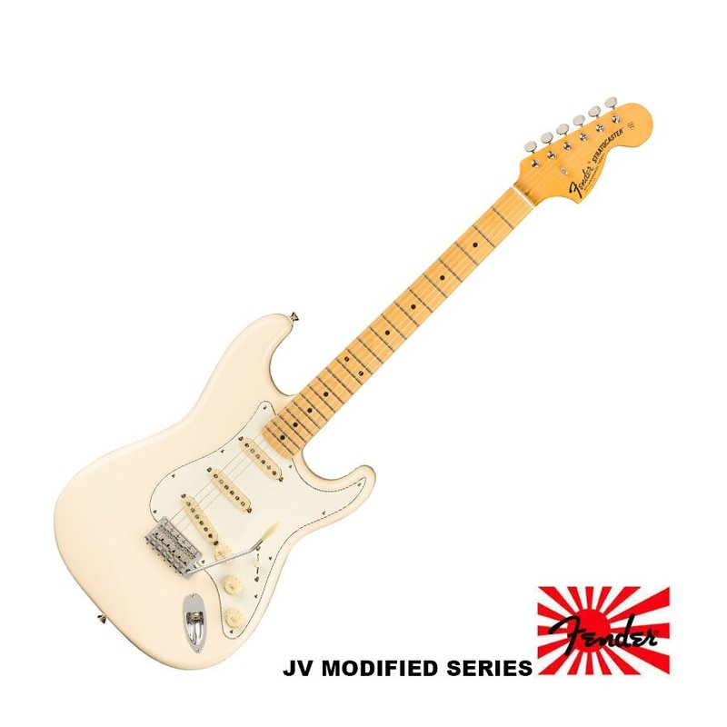 Fender Fender Japan JV MODIFIED '60s Stratocaster MN OLW 電吉他 V型琴頸 — 三峽吉他 / Bass