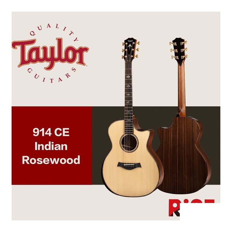 Taylor Taylor 914ce V-Class Indian Rosewood 木吉他 — 三峽木吉他 / 民謠吉他