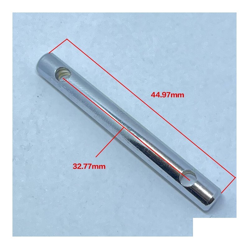 7弦 壓弦棒 S017 銀色 (長44.97mm 螺絲中心長32.77mm) — 三峽配件 / 週邊