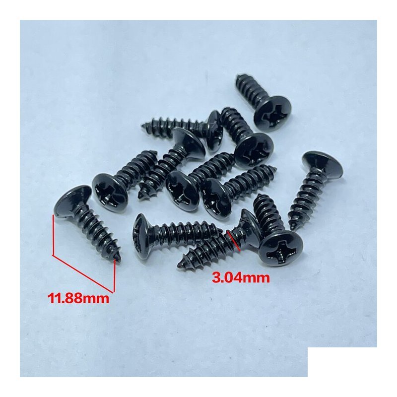 韓製 護板螺絲 黑色 (長版) (長11.88mm/直徑3.04mm) 尚未有評價 銷售0 — 三峽配件 / 週邊