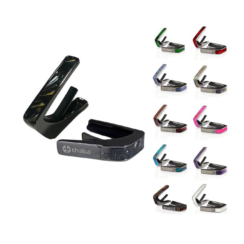 Thalia Thalia / Exotic Shell 系列 Capo 移調夾 (黑銀/銀色鍍鉻/24K金) — 三峽效果器
