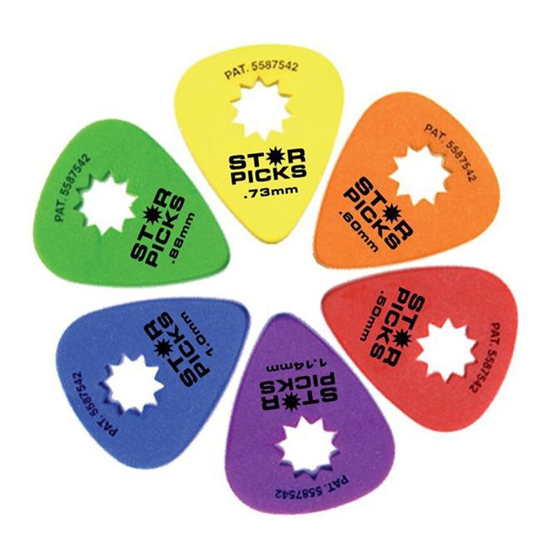 EV Everly Starpick Pick 專利防滑 電吉他/木吉他 撥片/匹克 — 三峽木吉他 / 民謠吉他