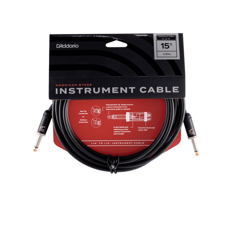 Planet Waves DAddario Planet Waves PW-AMSG-15 樂器導線 15呎 直直 — 三峽導線