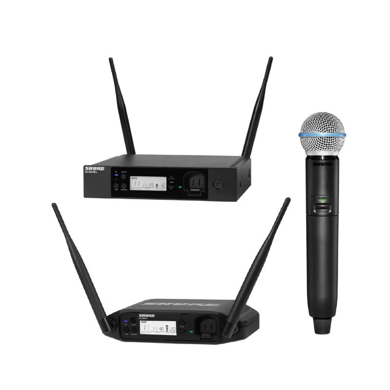 Shure Shure / GLXD+ 系列 無線手握傳輸系統 (GLXD24+/GLXD24R+)(SM58/Beta58A等多種音頭可選配) — 三峽麥克風