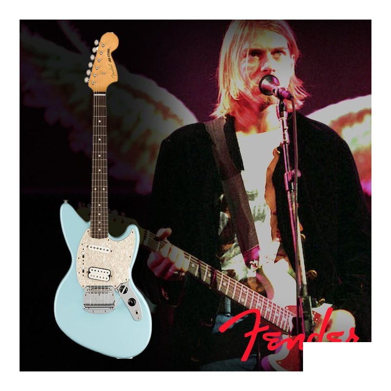 Fender 簽名款 Fender Kurt Cobain JAG-STANG® 電吉他 — 三峽電吉他
