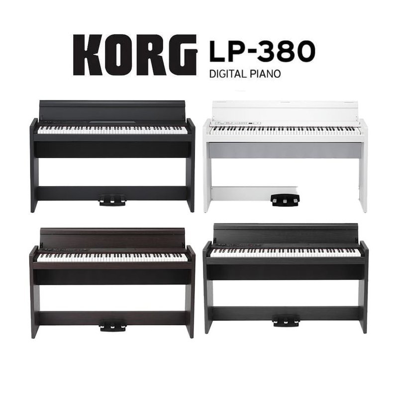 KORG 展示 特價出清 KORG LP-380 88鍵數位鋼琴 含木架 三踏板 琴頸 — 三峽電鋼琴 / 鍵盤