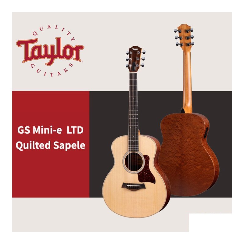 Taylor Taylor GS Mini-e QS LTD 限量版 面單板 旅行吉他 — 三峽電吉他