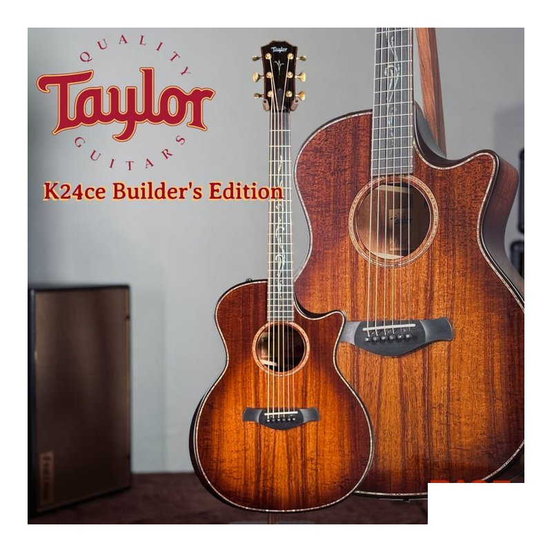 Taylor Taylor K24CE Builder's Edition 全單板 夏威夷相思木 — 三峽配件 / 週邊