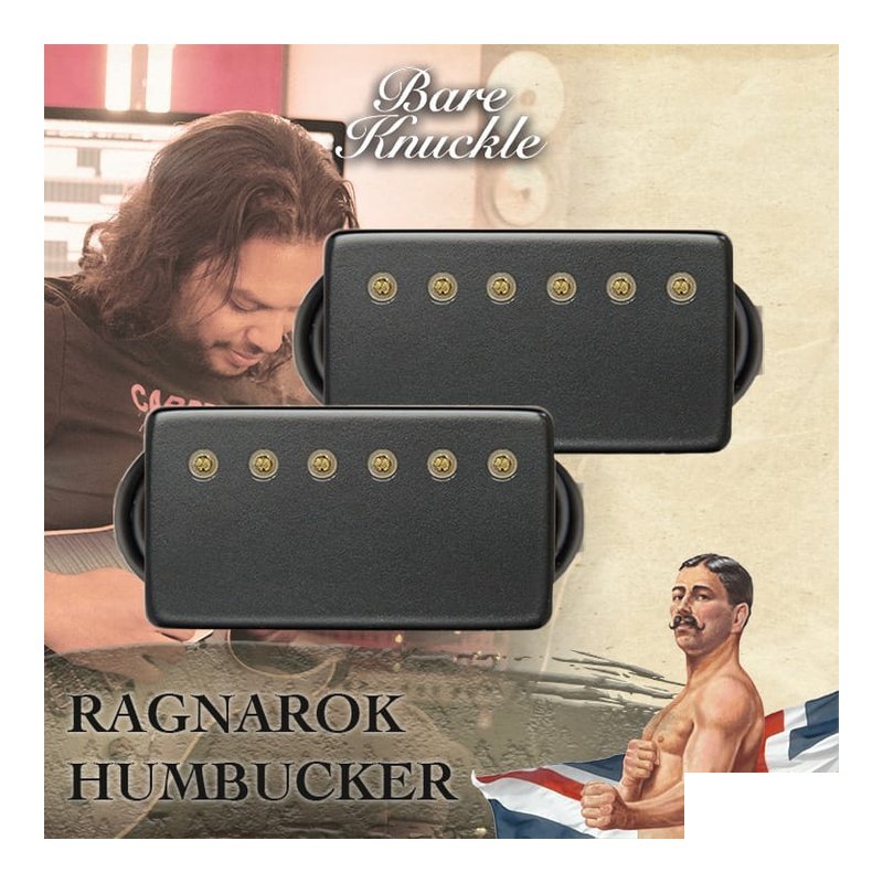 Misha Mansoor 簽名款 Bare Knuckle RAGNAROK 雙線圈 拾音器 — 三峽配件 / 週邊