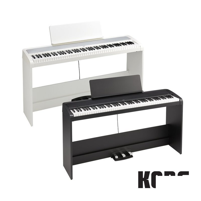 KORG KORG B2SP 電鋼琴 可攜帶 含譜架、三踏板、原廠琴架 — 三峽電鋼琴 / 鍵盤