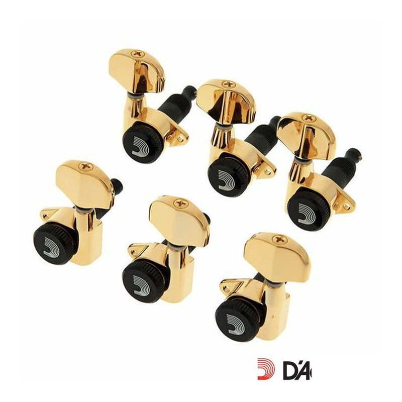 Daddario Auto-Trim 自動剪弦 鎖定式 吉他弦鈕 金色 — 三峽吉他 / 電吉他弦