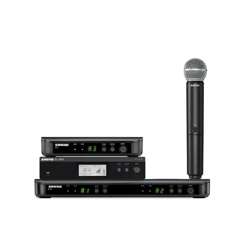 Shure Shure / BLX 系列 無線手握傳輸系統 (BLX24/BLX288/BLX24R)(SM58/BETA58等多種音頭可選配) — 三峽麥克風