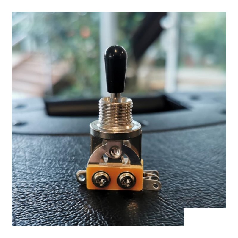 樂器零件 Les Paul 3 Way Toggle Switch 電吉他切換開關 螺牙形 小豆子 — 三峽電吉他