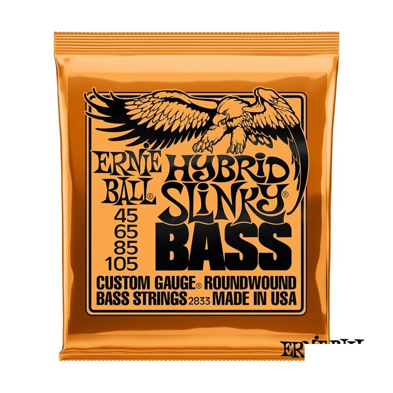 Ernie Ball Ernie Ball 2833 Hybrid Slinky 鎳纏繞 45/105 電貝斯弦 — 三峽貝斯