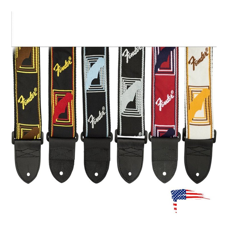 Fender Fender Monogrammed 2 Straps 木吉他/電吉他/貝斯 經典款 背帶 — 三峽木吉他 / 民謠吉他