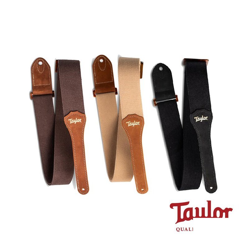 Taylor 美國 Taylor GS-MINI Strap 系列 GSM 200 天然棉質 吉他 背帶 — 三峽木吉他 / 民謠吉他