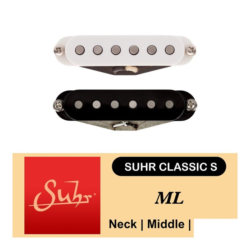 Suhr Suhr Classic S ML 單線圈 前中後段 拾音器 黑色/白色 Strat適用 — 三峽配件 / 週邊